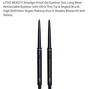 Lithe Beauty Smudge-Proof Gel Eyeliner Duo — Blue & Purple